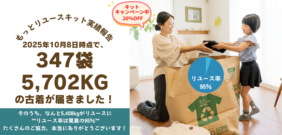 リユースキットの実績報告♪