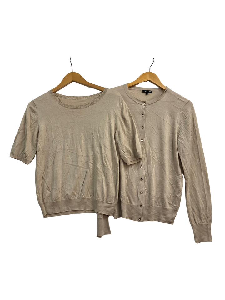 【激安古着】 INDIVI　セットアップ　オールインワンセットアップ