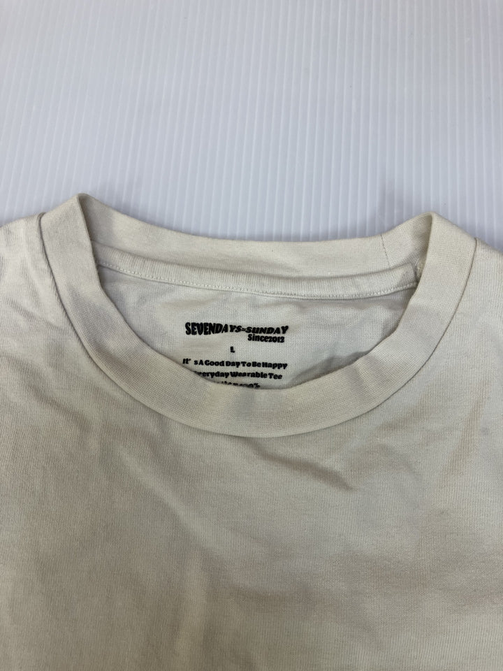 【激安古着】 SEVENDAYS＝SUNDAY Since2012　半袖Tシャツ　トップス