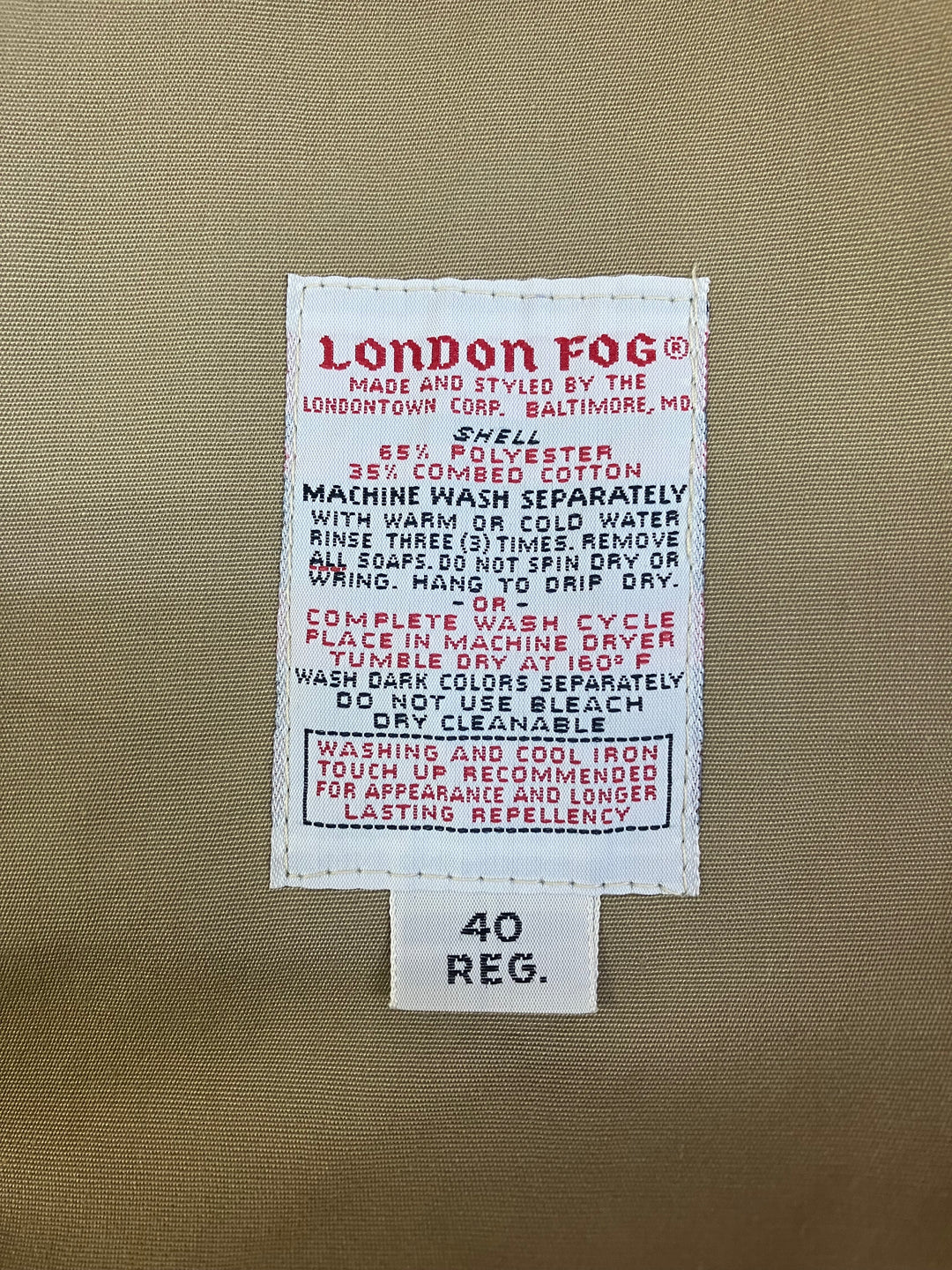 【激安古着】 London Fog　コートロング丈　アウター