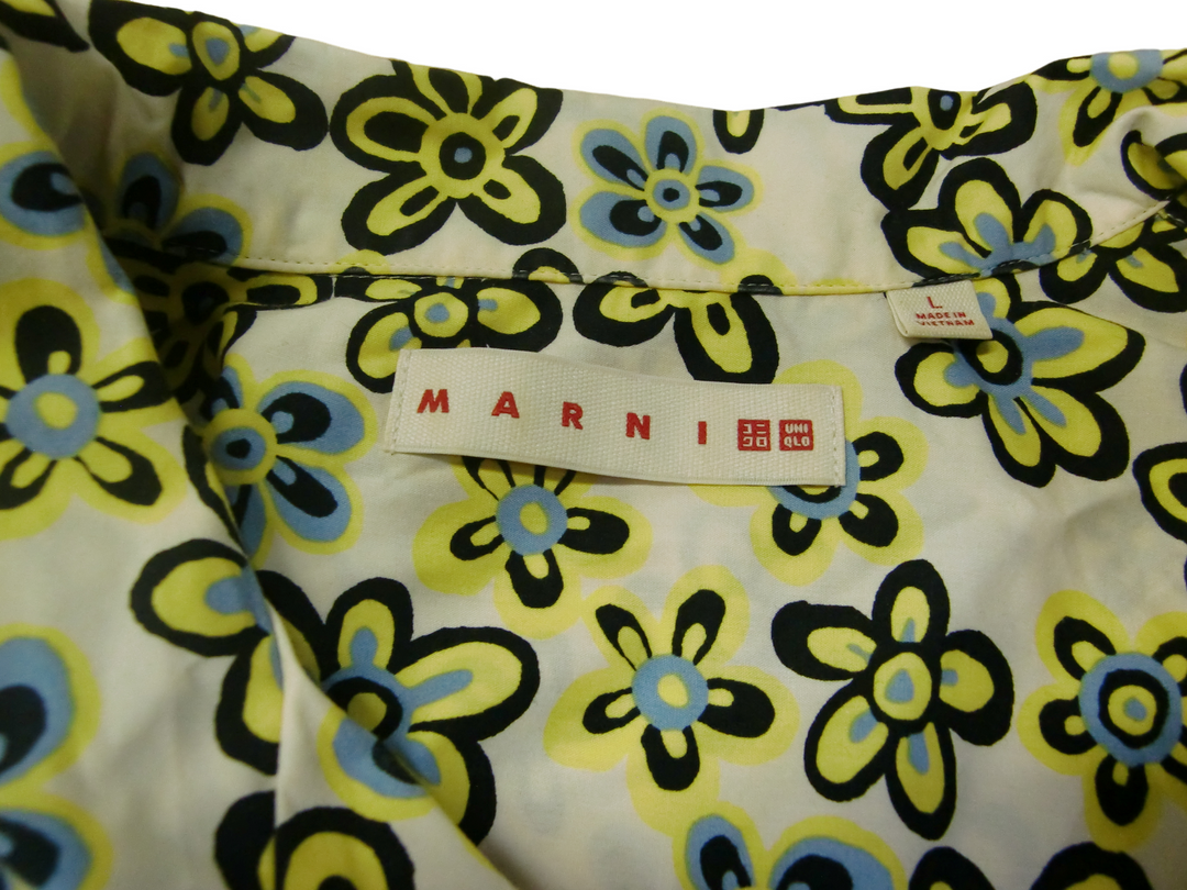 【激安古着】　MARNI ユニクロ　半袖シャツ　トップス