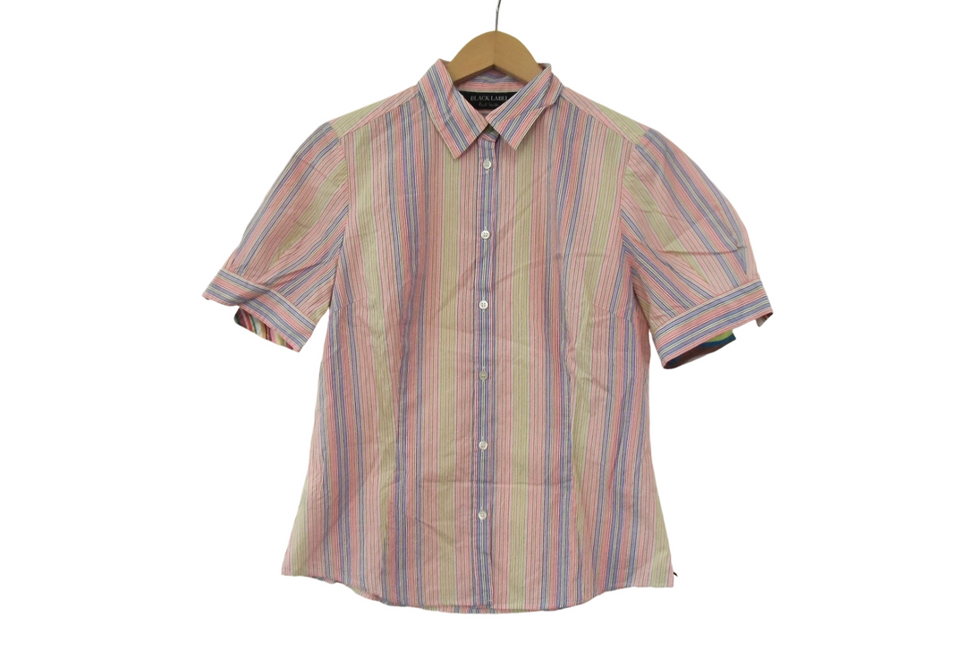 【激安古着】 BLACK LABEL　半袖シャツ　トップス