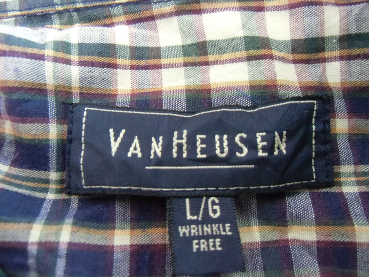 【激安古着】 VANHEUSEN　長袖シャツ　トップス