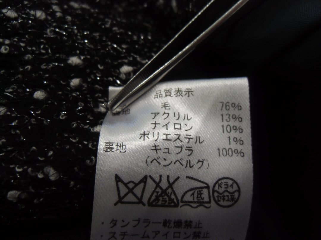 【激安古着】 M-premierBLACK　コートミディアム丈　アウター