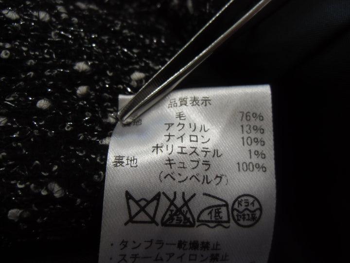 【激安古着】 M-premierBLACK　コートミディアム丈　アウター