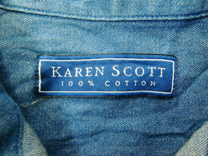 【激安古着】 KAREN SCOTT　長袖シャツ　トップス
