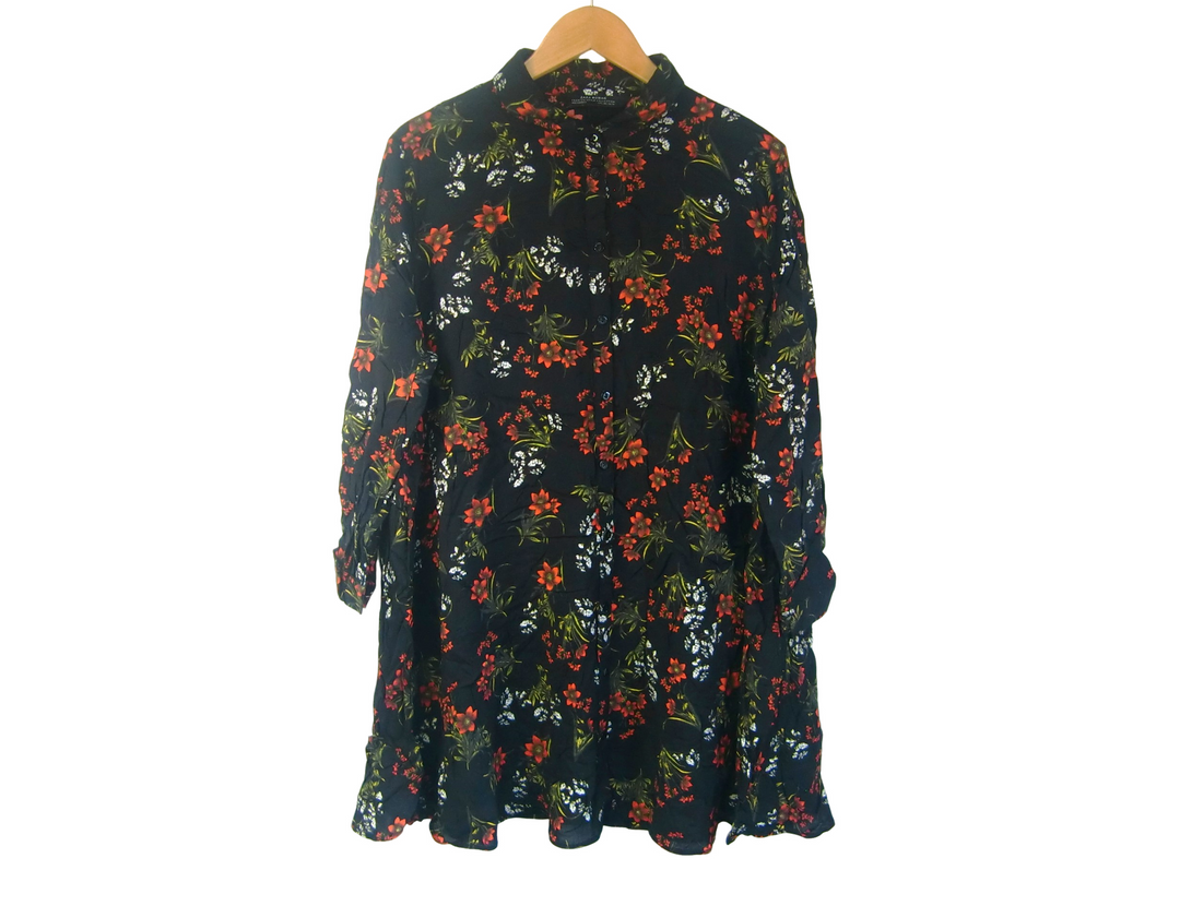 【激安古着】 ZARA WOMAN　チュニック　ワンピース or ドレス