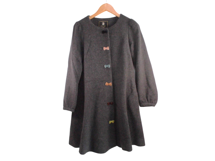 【激安古着】 frarche lippee black　コートロング丈　アウター
