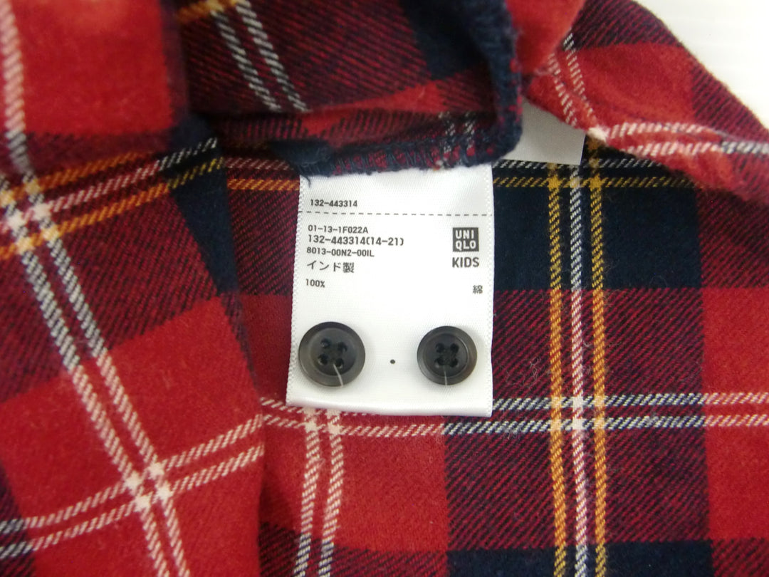 【激安古着】 UNIQLO KIDS　シャツワンピース　トップス