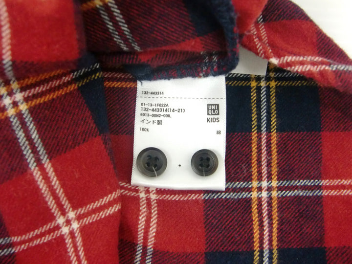 【激安古着】 UNIQLO KIDS　シャツワンピース　トップス