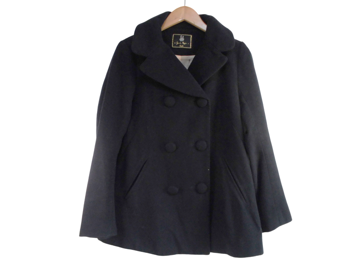 【激安古着】 frarche lippee black　コートミディアム丈　アウター