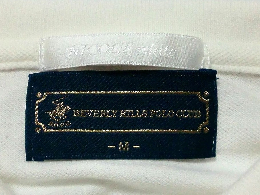 【激安古着】 NICOLE white　BEVERLY HILLS POLO CLUB　半袖シャツ　トップス