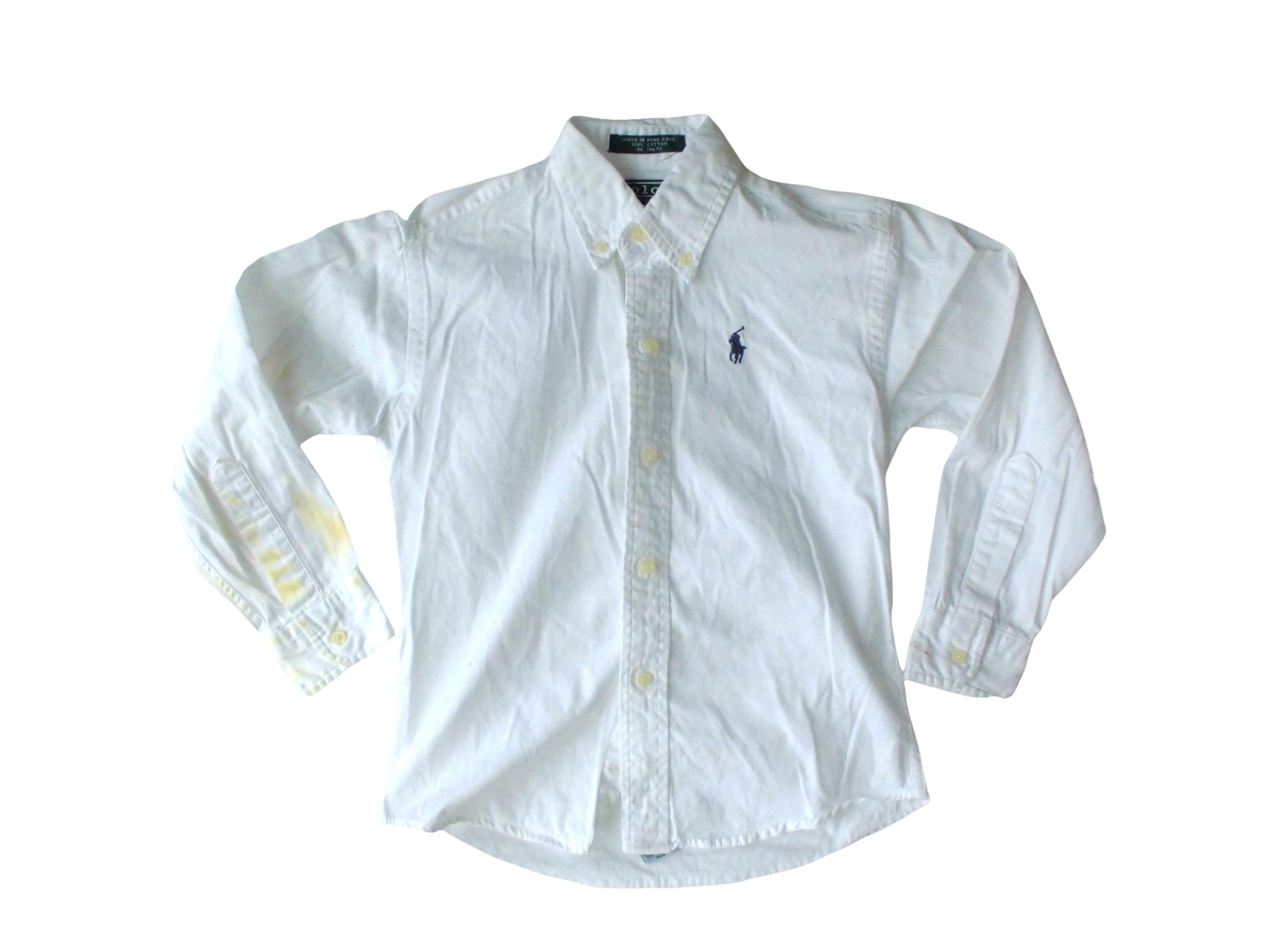 古着 ラルフローレン Ralph Lauren 長袖 ブランド シャツ キッズ ボーイズ 子供服 ワンポイントロゴ コットン ボタンダウン 赤他 レッド チェック 24oct30