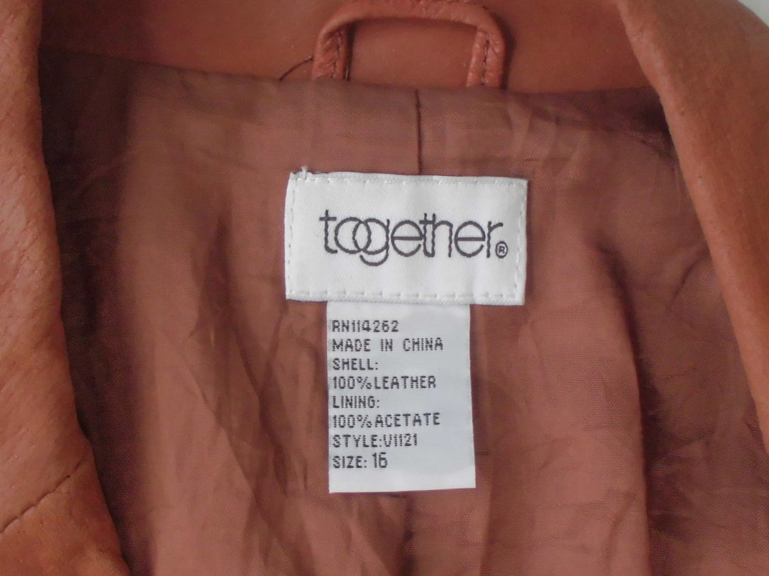 【激安古着】　together　レザージャケット/コート　アウター