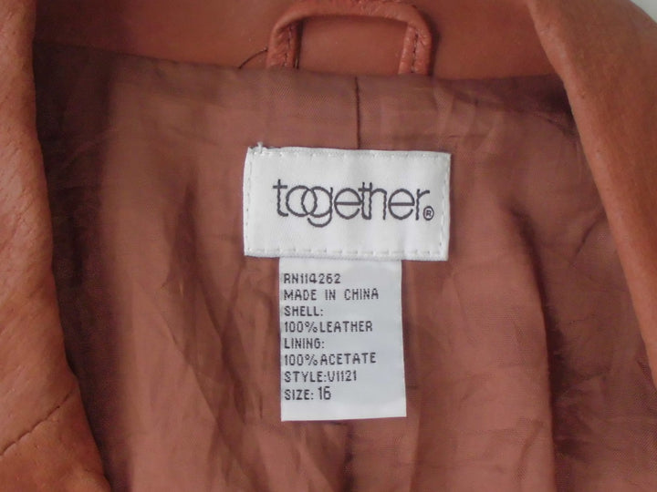 【激安古着】　together　レザージャケット/コート　アウター