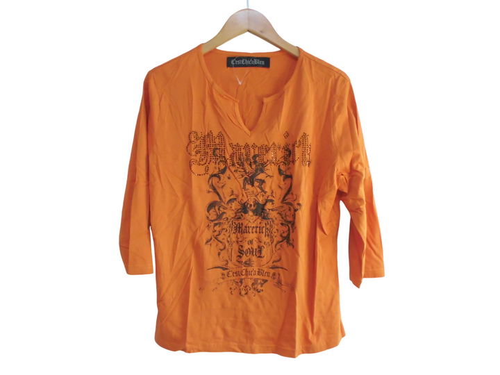 【激安古着】　Cest Chic'a Bleu　長袖Tシャツ　トップス