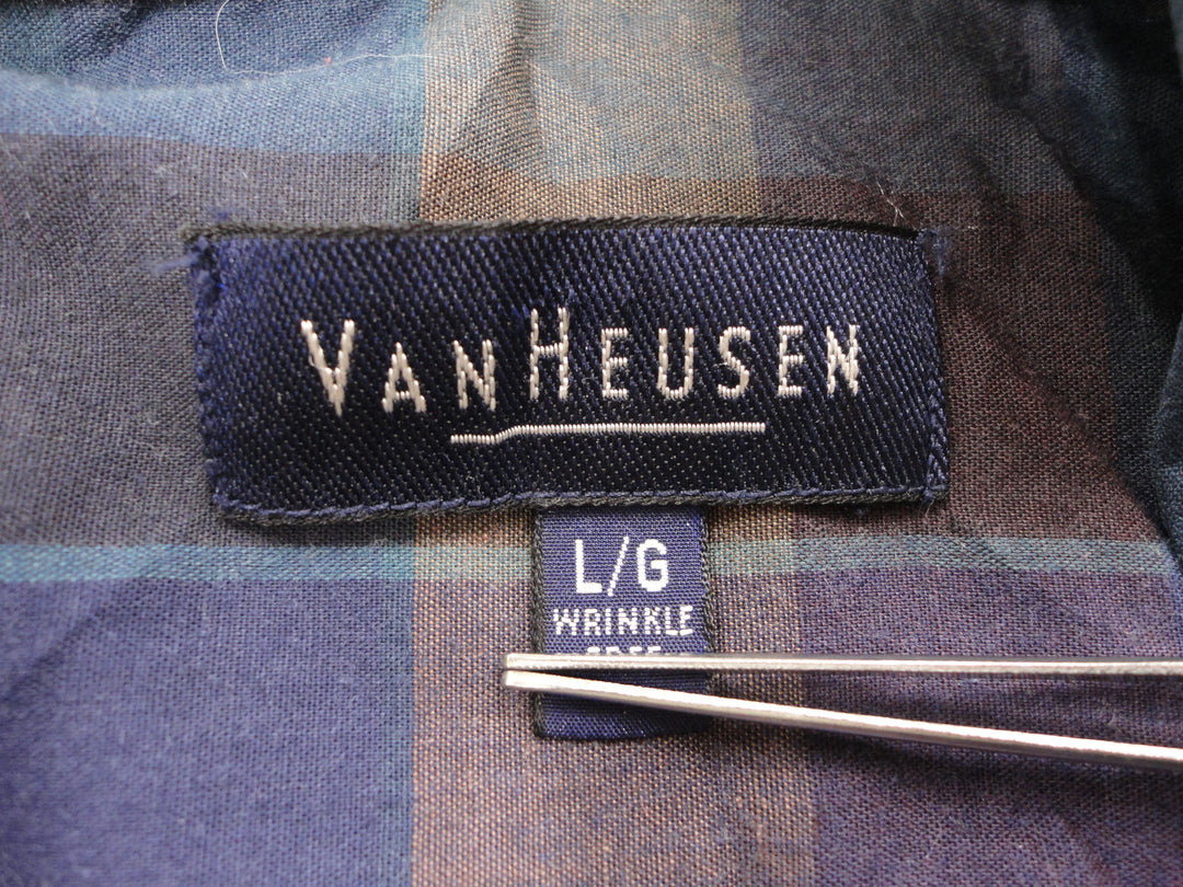 【激安古着】 VANHEUSEN　長袖シャツ　トップス