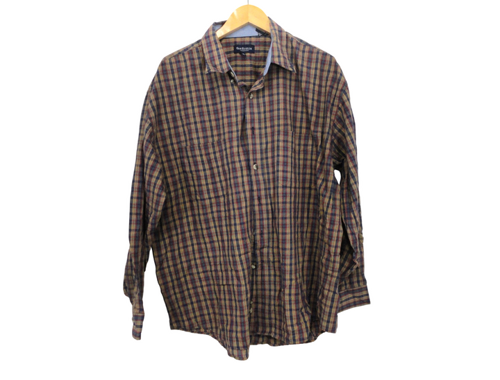 【激安古着】 VANHEUSEN　長袖シャツ　トップス