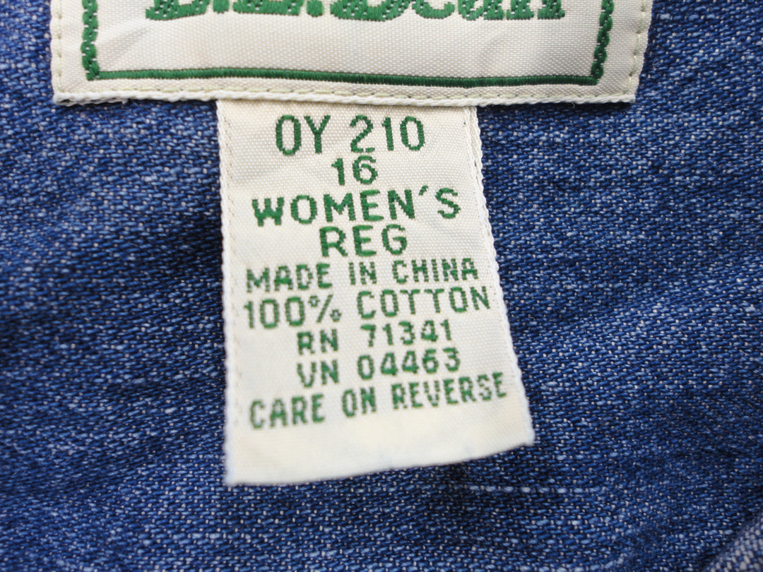 【激安古着】 L.L.Bean　シャツワンピース　ワンピース or ドレス