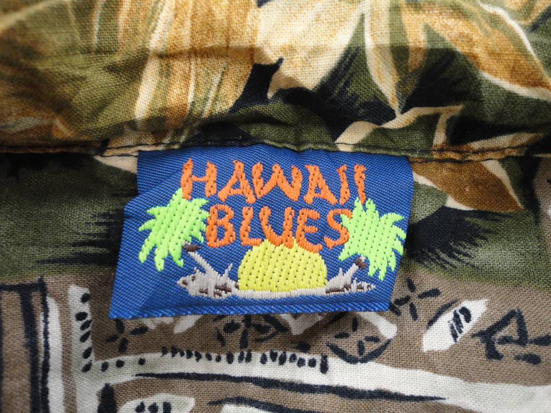 【激安古着】 HAWAII BLUES　半袖シャツ　トップス