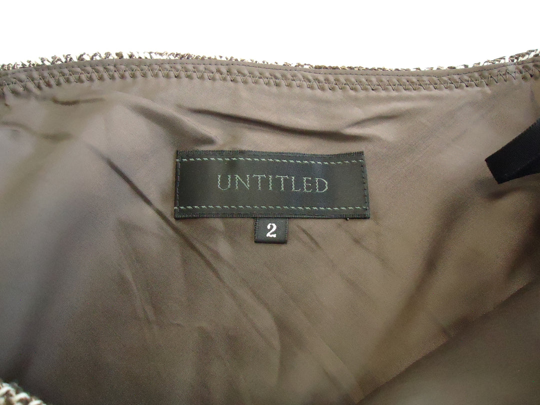 【激安古着】 UNTITLED　ミディアム丈　スカート