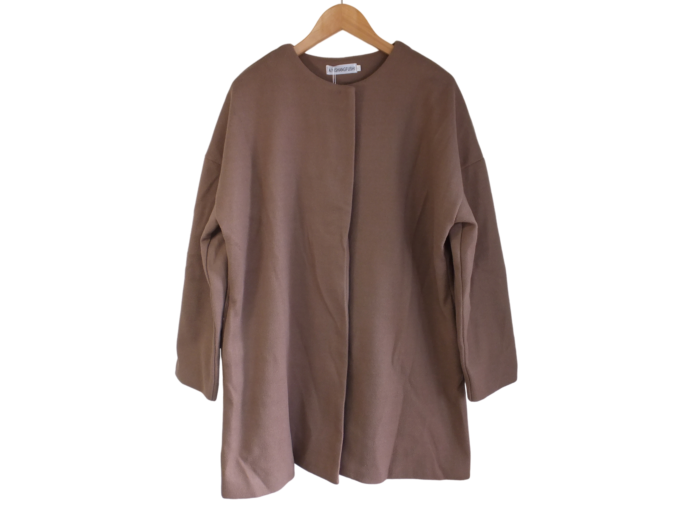 試着のみ❤️イウエンマトフ❤️コート　フリーサイズ USAGI ONLINE限定XS(00)サイズ】ウールブレンドフレアトレンチ