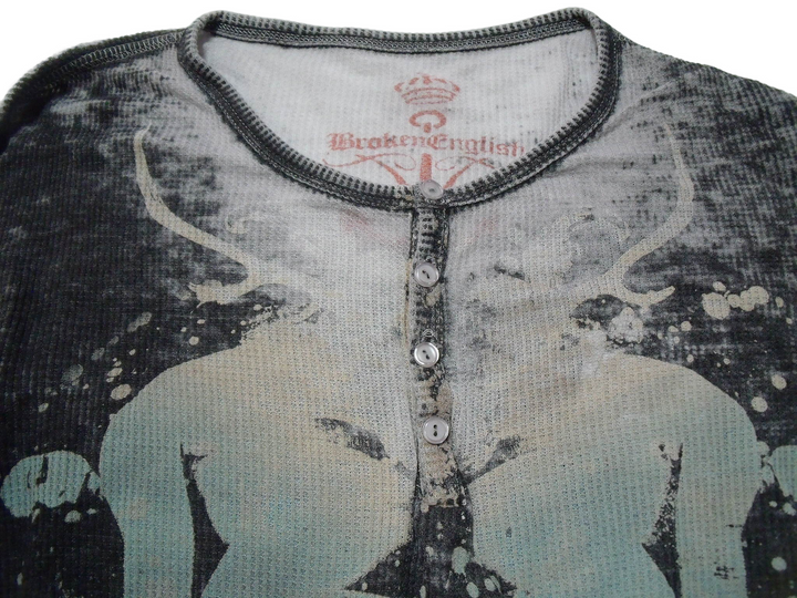【激安古着】 Broken English　長袖Tシャツ　トップス