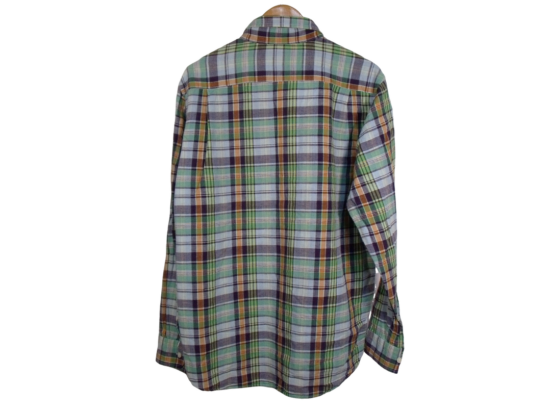 【激安古着】 LINEN BLEND UNIQLO　長袖シャツ　トップス