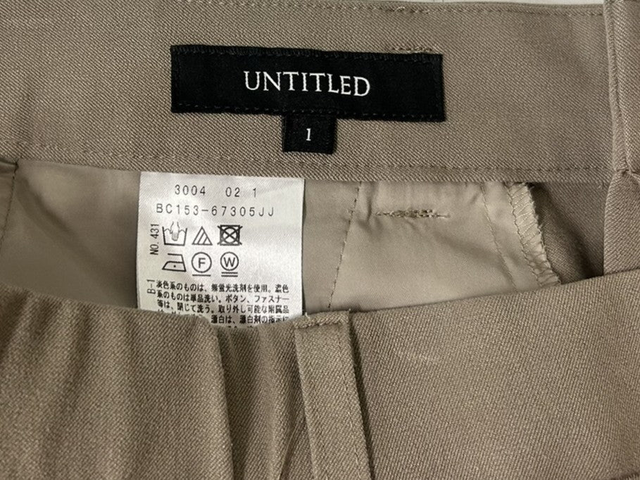 【激安古着】　UNTITLED　スラックス　パンツ