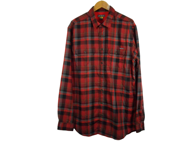 【激安古着】　Eddie Bauer　長袖シャツ　トップス
