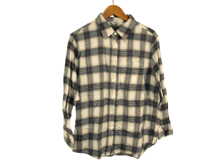 【激安古着】　NAVY　長袖シャツ　トップス