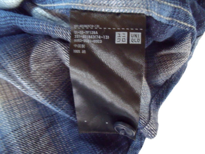 【激安古着】　UNIQLO ユニクロ　長袖シャツ　トップス