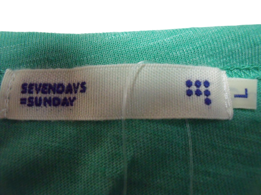 【激安古着】　SEVENDAYS=SUNDAY　長袖Tシャツ　トップス