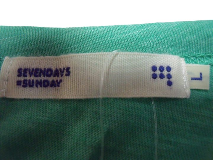 【激安古着】　SEVENDAYS=SUNDAY　長袖Tシャツ　トップス