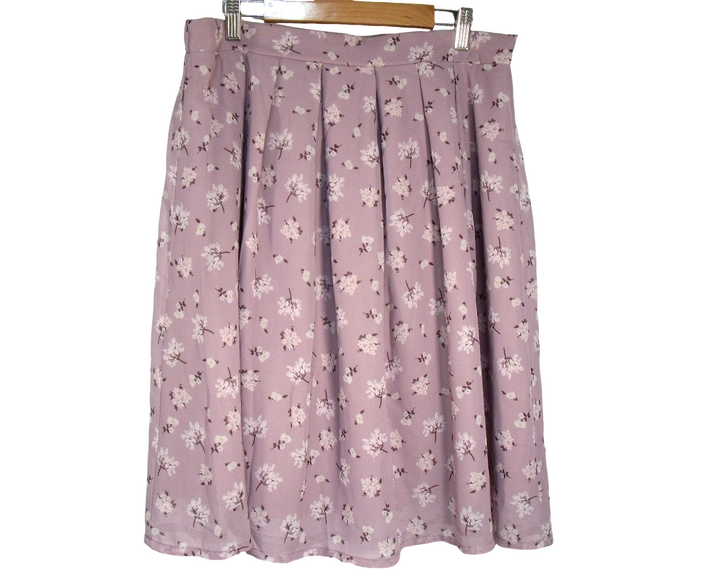 【激安古着】 ブランド不明　ミディアム丈　スカート