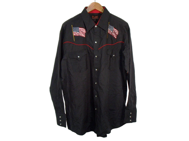 【激安古着】 PLAINS　長袖シャツ　トップス