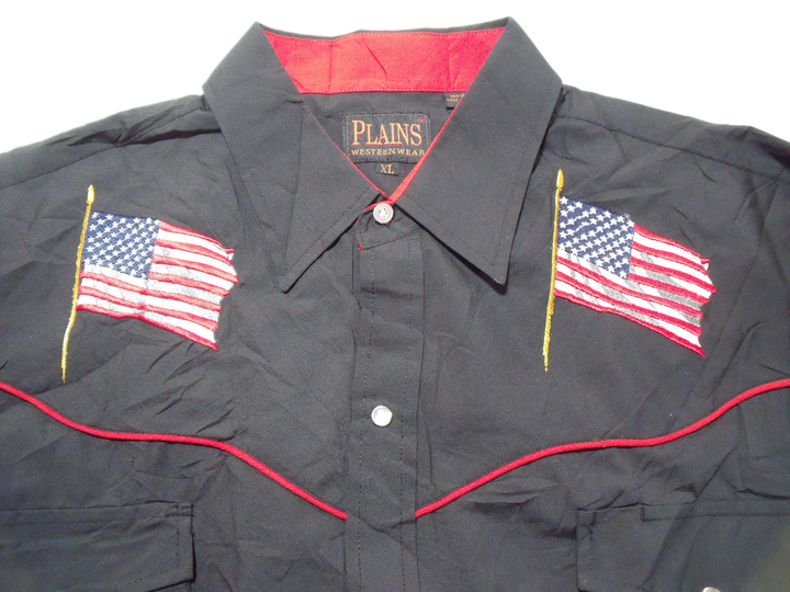 【激安古着】 PLAINS　長袖シャツ　トップス