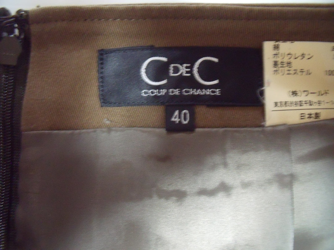 【激安古着】 C DE C　COUP DE CHANCE　ミディアム丈　スカート