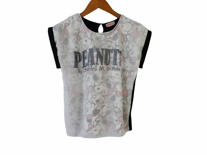 【激安古着】 タキヒヨー(株) PEANUTS　半袖Tシャツ　トップス