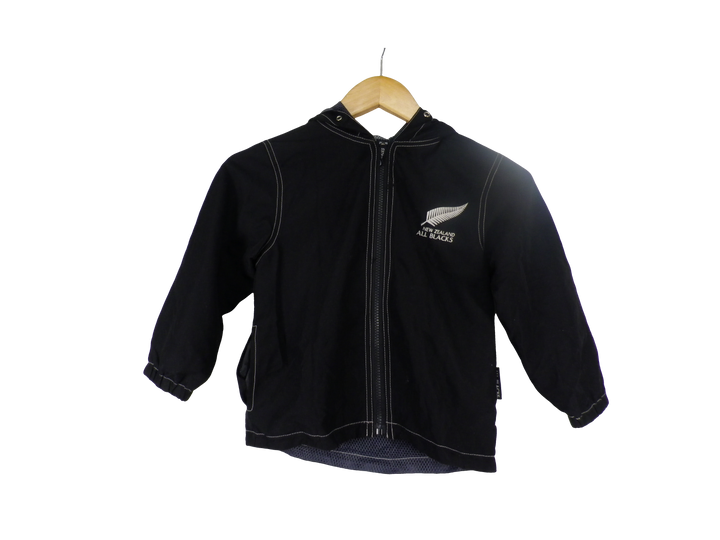 【激安古着】 NEWZEALAND　ALL BLACKS　ジップアップパーカー　アウター