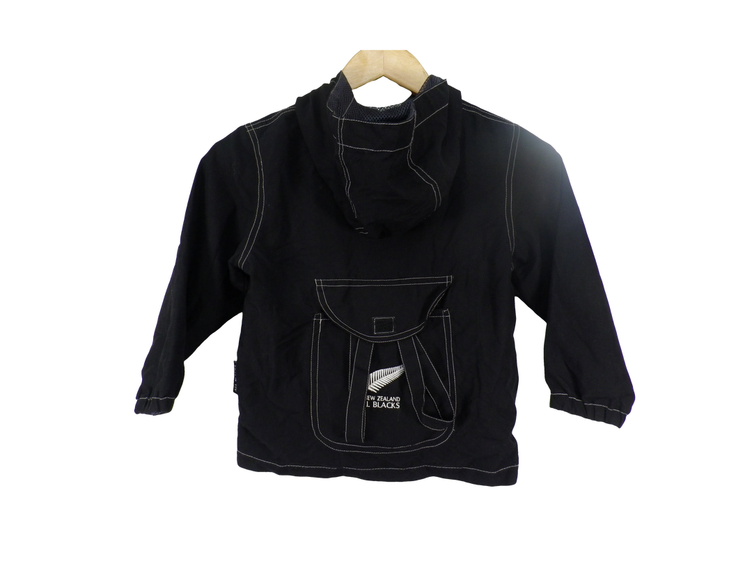 【激安古着】 NEWZEALAND　ALL BLACKS　ジップアップパーカー　アウター