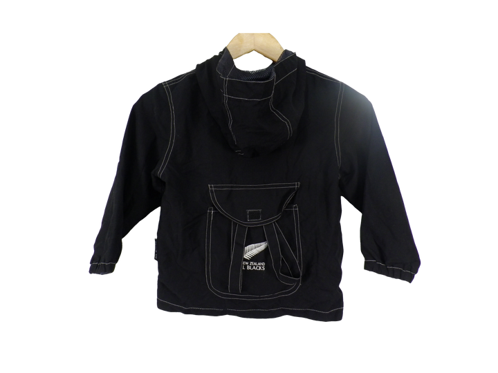 【激安古着】 NEWZEALAND　ALL BLACKS　ジップアップパーカー　アウター