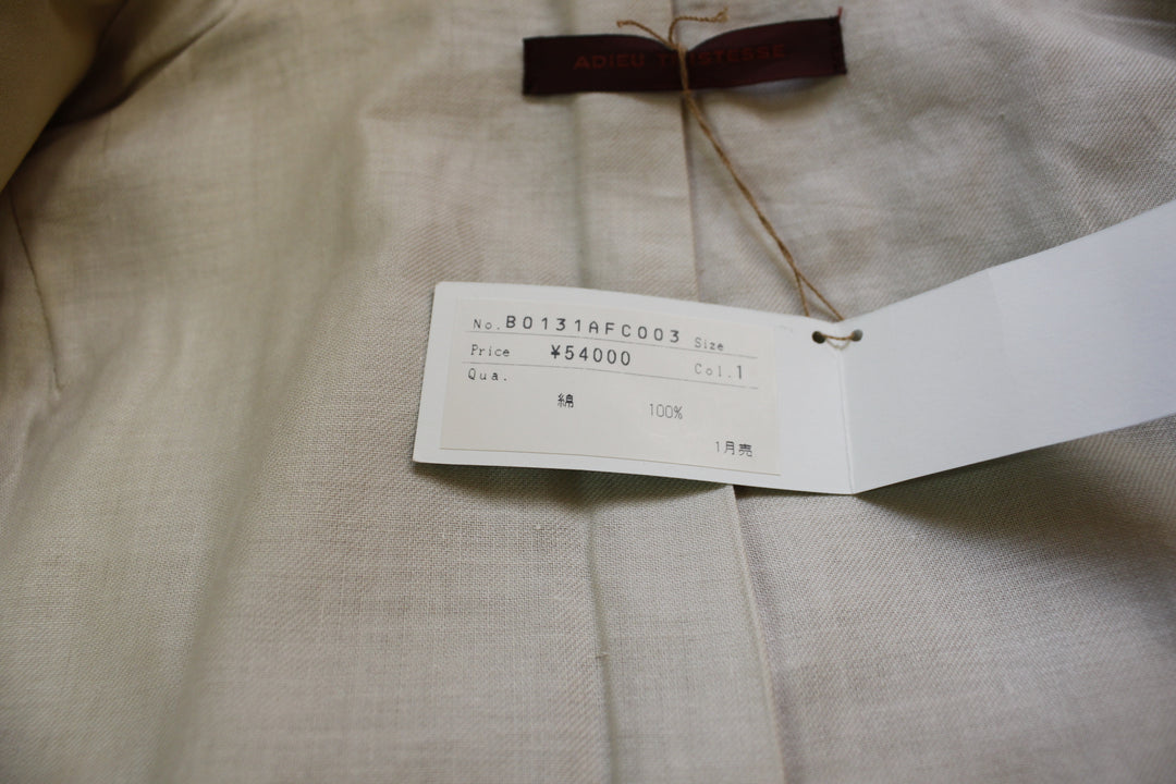 古着 ADIEU TRISTESSE　コートロング丈　アウター