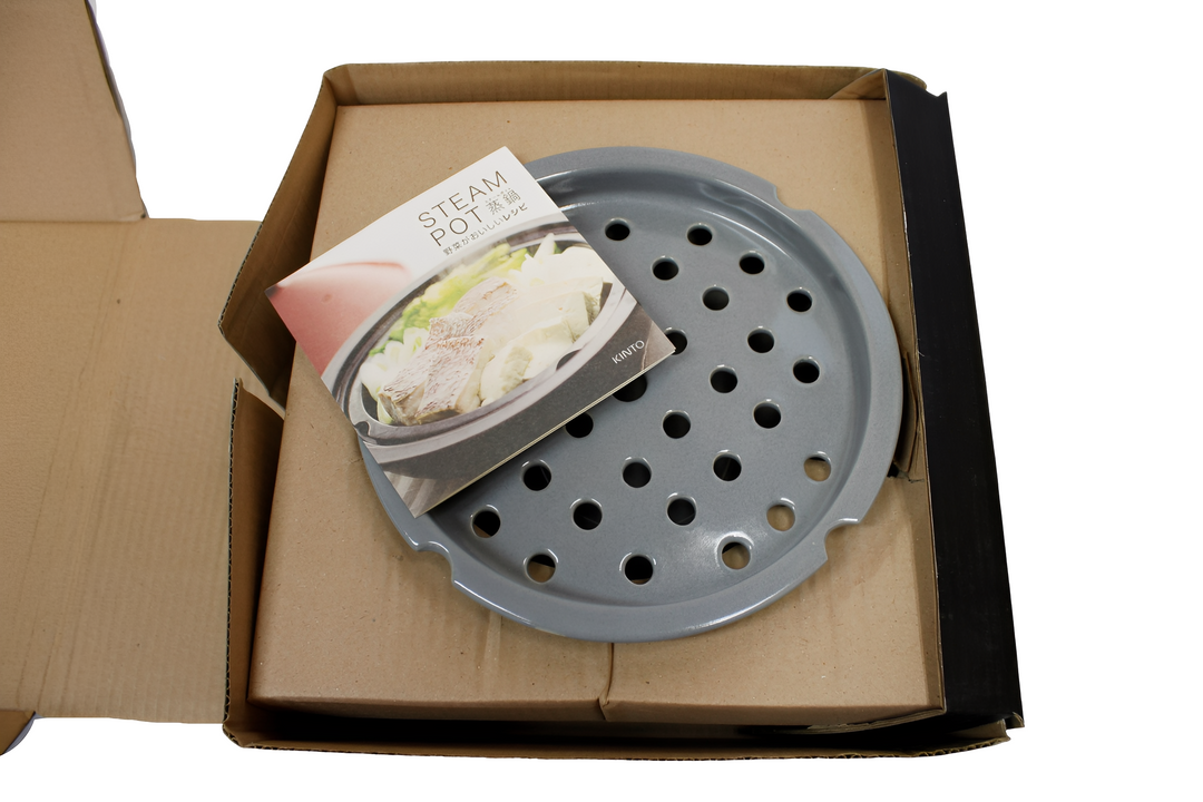 【新古品・箱付き】KINTO スチームポット（蒸し器）2～4人用　キッチンツール/調理器具　食器/キッチン