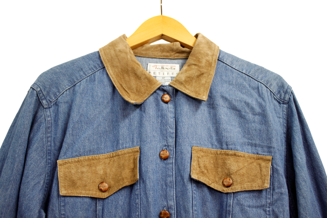 【激安古着】 Talbots　シャツワンピース　ワンピース or ドレス