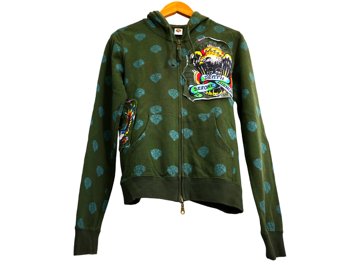 【激安古着】 Ed Hardy　ジップアップパーカー　アウター