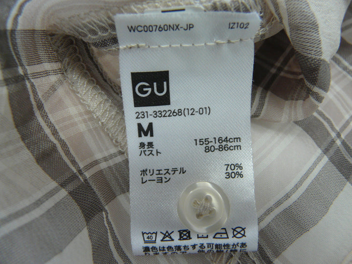 【激安古着】 GU ジーユー　半袖シャツ　トップス