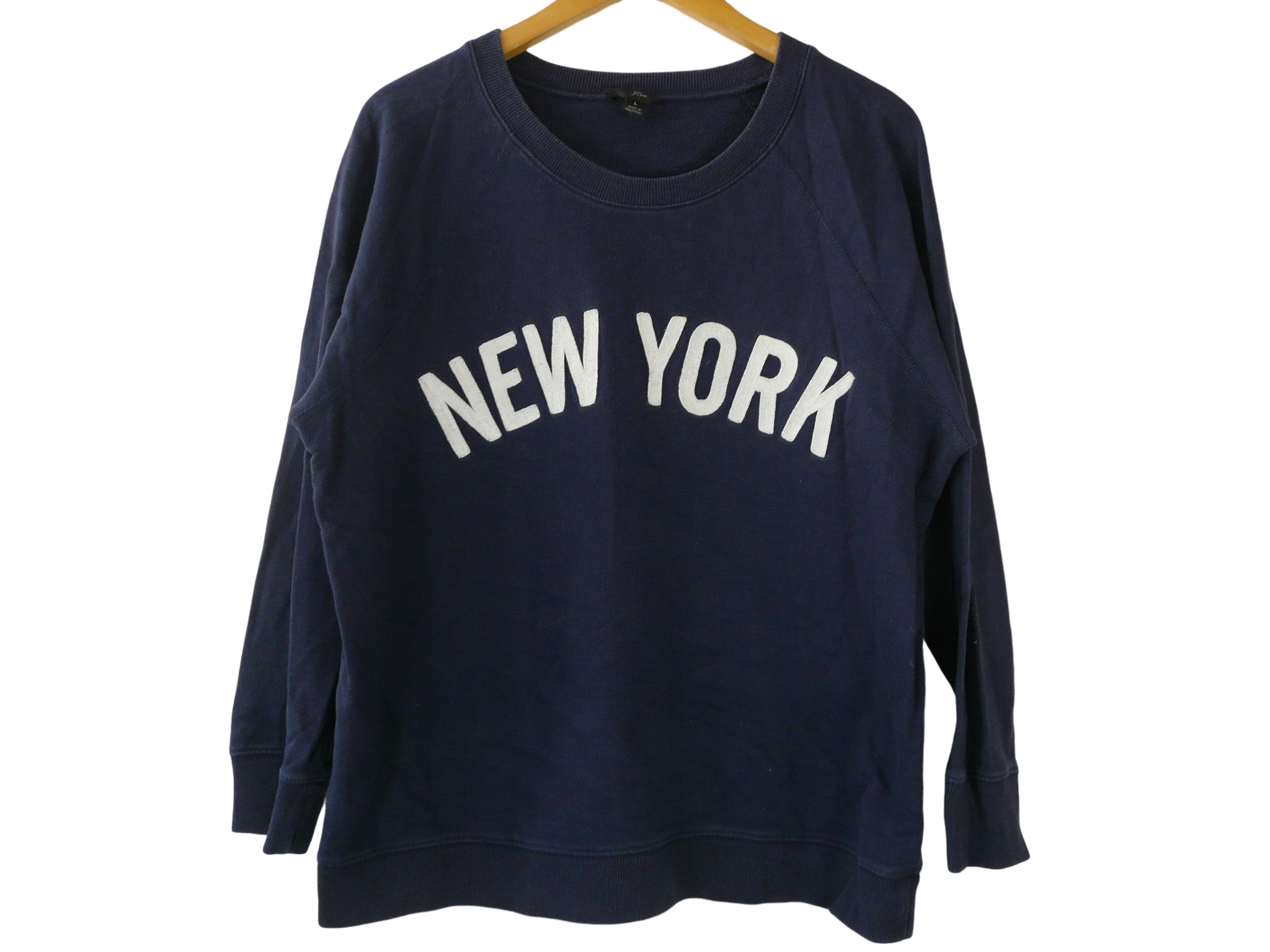 J-CREWスエット 人気 00s  ジェイクルー スウェット リバースウィーブ 無地 ☆新