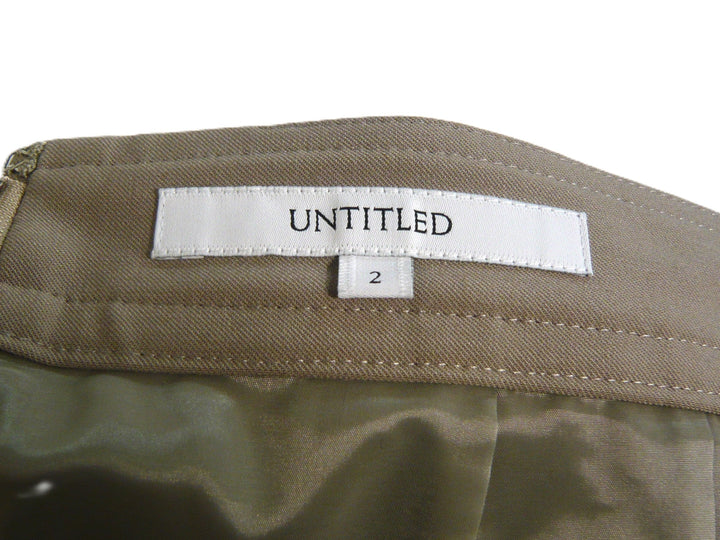 【激安古着】 UNTITLED　ミディアム丈　スカート