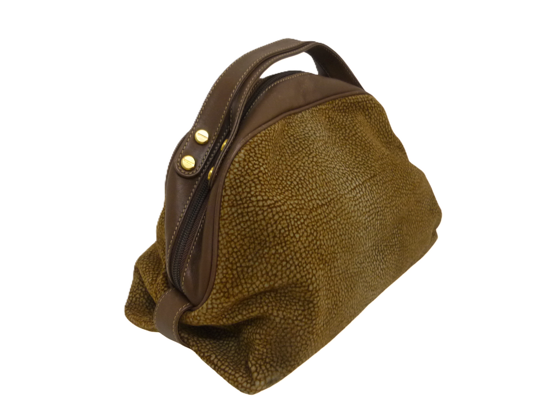 ☆新品タグ付き☆BORBONESE ブラウンレザー ハンドバッグ imgrc0182579224.jpg